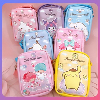 ☛ Sanrio Crossbody Bag Outdoor Deocration Shoulder Messenger Mobile Phone Bags Backpacks Kuromi Coin Pouch Key Bag srlive