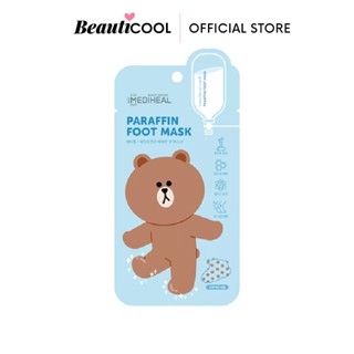 Mediheal Line Friends Paraffin Foot Mask 2 ชิ้น/ซอง ส้นเท้า