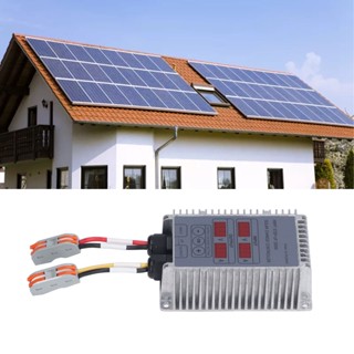  Tool House.ay เครื่องควบคุมการชาร์จแบตเตอรี่พลังงานแสงอาทิตย์ Boost MPPT ปรับแรงดันไฟฟ้าได้กันน้ำพร้อมจอแสดงผล
