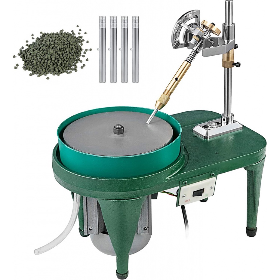 Gem Faceting Machine 180W Grinding Polishing Machine 2800RPM Rock  Jewel Angle Polisher  with Faceted Manipulator