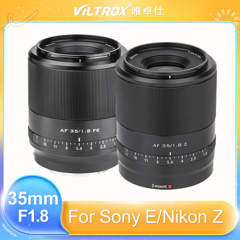Viltrox 35mm F1.8 เลนส์ฟูลเฟรม รูรับแสงขนาดใหญ่ สําหรับ Sony E /Nikon Z5