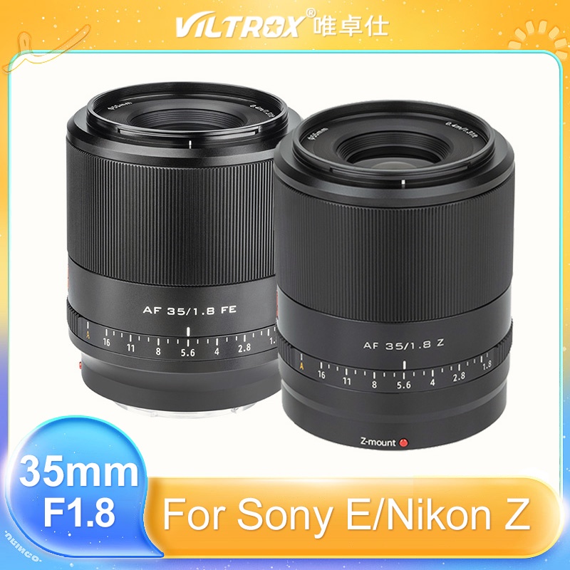 Viltrox 35mm F1.8 Full-Frame AF รูรับแสงขนาดใหญ่เลนส์ฟูลเฟรมสําหรับ Nikon Z5 Z50 Z6 Z30 Z9 Z8 ZFC