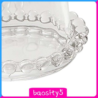 [Baosity5] ถาดวางเค้ก คัพเค้ก เซิร์ฟเวอร์ ขนมหวาน แบบใส