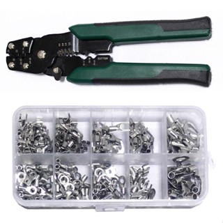 320pcs Crimping Terminal Cold Pressed Terminal Wire Connectors 0.5-4mm + Pliers