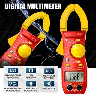 New Multimeter Digital 500A ST170 Current Clamp 2000Count Multimeter Tester