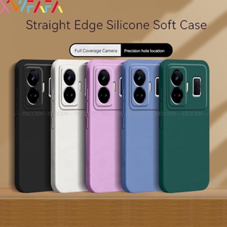 เคสโทรศัพท์ซิลิโคน TPU แบบนิ่ม ขอบตรง สําหรับ Realme C51 NFC C53 C55 C35 GT Neo 5 SE 3 2 Pro