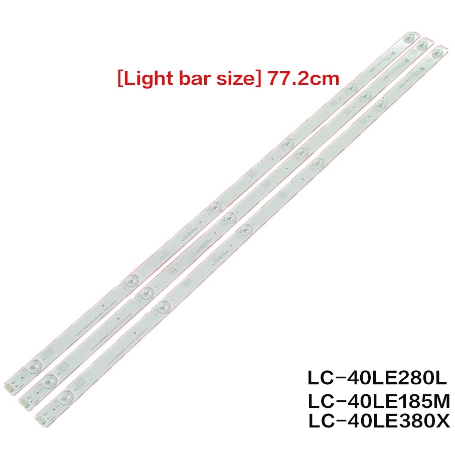 (ใหม่ 1 ชุด)SHARP 40" LED TV LC-40LE380X / LC-40LE280X / LC-40LE185M BACKLIGHT LC-40LE280 LC-40LE185
