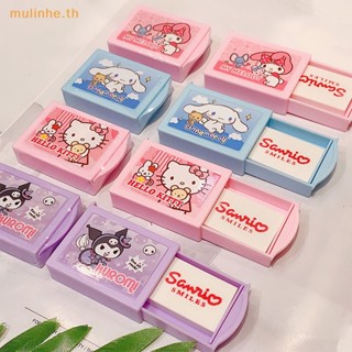 Mulinhe Kawaii Cinnamoroll Melody กล่องยางลบ รูปไอศกรีม สร้างสรรค์ ของขวัญสําหรับเด็กนักเรียน