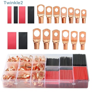 Twinkle ขั้วต่อแบตเตอรี่ AWG 2 4 6 8 10 12 133 ชิ้น พร้อมกล่องกระจายแบตเตอรี่ 140 ชิ้น 273 ชิ้น