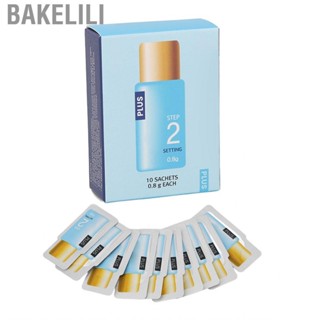 Bakelili Lash Setting Lotion  10pcs Long Lasting Mild Fixation Set for Home