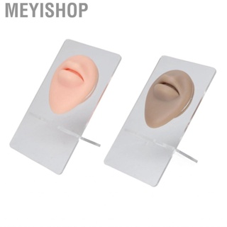 Meyishop 2Pcs Silicone Lip Model With Display Stand Simulated 3D Thickened Pierci Hbh