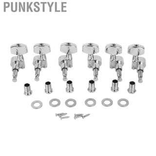 Punkstyle Tuning Pegs  Guitar Machine Heads Easy Installation 6Pcs Metal for Ukulele