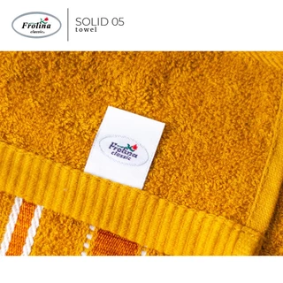 Frolina ผ้าขนหนูเช็ดผม ขนาด 15x30 นิ้ว Set 2 ผืน รุ่น Solid05