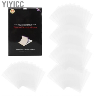 Yiyicc 50pcs Transparent Tattoo Transfer Paper Clear Pattern Thermal Transfe Gip