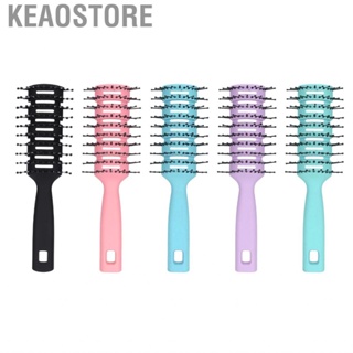 Keaostore Detangling Hair Brush  Non Slip Evenly Heated Vented Hollow Back for Care