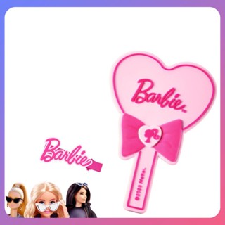 ☛ Colorkey Pink Barbie Series Mirror Shark Clip Small Mirror Barbie Airbag Comb Apping Beauty Exclusive Products srlive