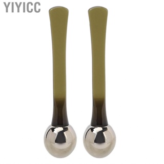 Yiyicc 2pcs Eye  Applicator Zinc Alloy Roller Ball  Scoop Ca Hbh