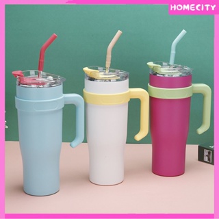 [พร้อม] Costa Tumbler With Handle 710ml Stainless Steel Double Layer Insulated Thermos Flask Water Bottle Car Coffee Cup