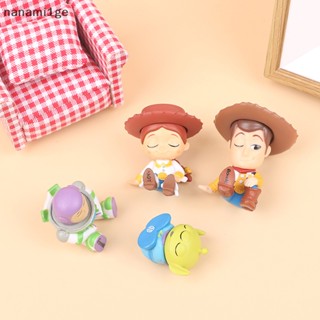 ใหม่ ตุ๊กตาฟิกเกอร์ อนิเมะดิสนีย์ Toy Story Buzz Lightyear Woody Alien 4 ชิ้น [nanami1ge]