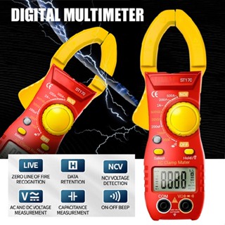 New Multimeter Digital 500A ST170 Current Clamp 2000Count Multimeter Tester