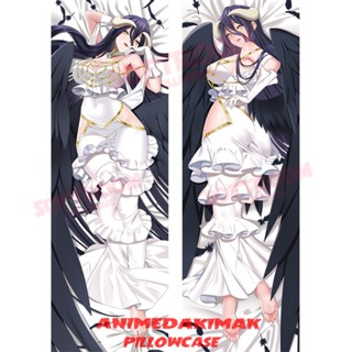 ปลอกหมอน แบบนิ่ม ลายอนิเมะญี่ปุ่น Albedo Dakimakura ขนาด 50x160 ซม. สําหรับโซฟา เตียง DK4655