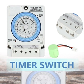 New Timing Timer Switch Replacement TB35-N 24-Hour AC100-240V Accessory Adapter