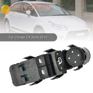 Mayshow สวิตช์ควบคุมหน้าต่างรถยนต์ สําหรับ Citroen C4 2004-2010 9651464277 6554.He