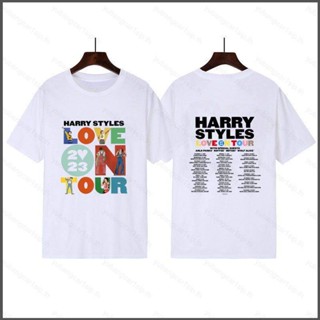 Yb4 เสื้อยืดผ้าฝ้าย พิมพ์ลาย Love On Tour 2023 Concert Harry Styles BY4