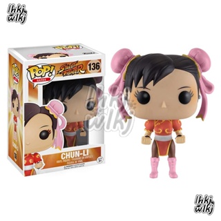 ฟิกเกอร์ Funko Pop Street Fighter Chun-Li 136 ของเล่นสําหรับเด็ก