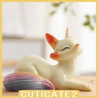 [Cuticate2] รูปปั้นสัตว์น่ารัก ของขวัญ สําหรับตกแต่งบ้าน โต๊ะ ห้องนั่งเล่น ห้องนอน