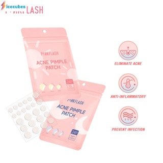 Pinkflash Daily/night Skin Care Acne Patch Tea Tree Oil Acne Patch แผ่นแปะรักษาสิวที่มองไม่เห็น ICECUBES