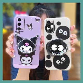 Anti-fall cute Phone Case For Samsung Galaxy S20FE/S20 Fan Edition/S20 Lite Skin-friendly feel ins Cartoon Rotatable stand