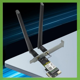 [aigoni.th] การ์ดเครือข่าย WiFi6E PCIE WiFi 2.4G 5.8G 6GHz บลูทูธ 5.3