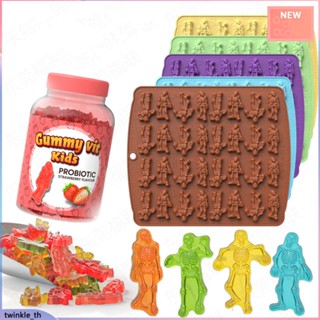 คุกกี้ฮาโลวีนแม่พิมพ์ขนม 32 แม้แต่แม่พิมพ์อบโฮมเมด Creative DIY Soft Candy Glue Mould (twinkle.th)