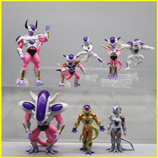 Yyds โมเดลฟิกเกอร์ Dragon Ball Frieza Frieza สีทอง ของเล่นสําหรับเด็ก ตกแต่งบ้าน ของขวัญ 8 ชิ้น