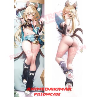 Genshin Impact Kirara Dakimakura ปลอกหมอนอิงโซฟา แบบนิ่ม ลายอนิเมะญี่ปุ่น Otaku ขนาด 50x160 ซม. DK4682