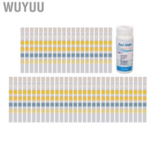 Wuyuu Water Test Strips 50 Pieces 6 In 1 Pool Hot Tub Kit