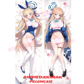 ปลอกหมอน แบบนิ่ม ลายอนิเมะญี่ปุ่น Archive Toki Asuka Dakimakura ขนาด 50x160 ซม. สีฟ้า สําหรับตกแต่งบ้าน โซฟา เตียง DK4692