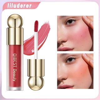 Qibest บลัชออนชนิดน้ำ Silky Natural Makeup Brightening Water Rouge Powder Cream HO