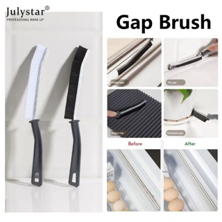 JULYSTAR ยาว Gap แปรงทำความสะอาดในครัวเรือนกระเบื้องแคบข้อต่อ Scrubber ขนแปรงแข็งรอยแยกแปรงทำความสะอาดทนทานเครื่องมือทำความสะอาด