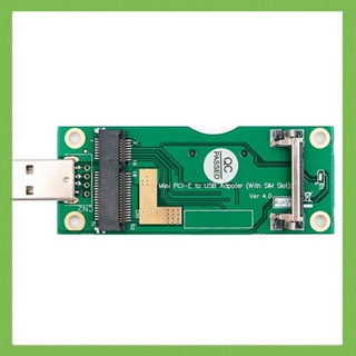 [aigoni.th] อะแดปเตอร์ Mini PCI-E เป็น USB พร้อมซิมการ์ด 8Pin สําหรับโมดูล WWAN LTE