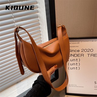 KIQUNE  กระเป๋าผู้หญิงสะพายข้าง กระเป๋าสะพาย ข้าง 2023 NEW   รุ่นใหม่ สวยงาม ins fashion L91TSNO 37Z230910