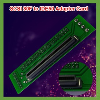 [aigoni.th] บอร์ดอะแดปเตอร์แปลงฮาร์ดดิสก์คอมพิวเตอร์ SCSI SCA 80Pin เป็น 50Pin IDE