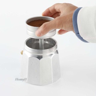 [Homyl1] กรวยกรองกาแฟ อะลูมิเนียม แบบเปลี่ยน สําหรับเครื่องชงกาแฟเอสเปรสโซ่