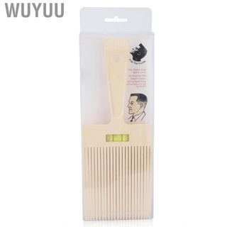 Wuyuu Hair Styling Comb Men s Flat Water Leveling Top Guide