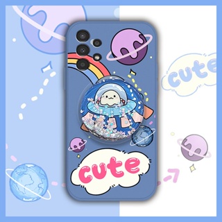 Skin feel silicone Rotatable stand Phone Case For Samsung Galaxy A13 4G/SM-A135/SM-A137/A13LTE Cartoon Skin-friendly feel