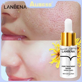 Lanbena Pore Shrink Serum สิวหัวดำรูขุมขนหดตัว Moisturizer Skincare Facial Essence TECH3