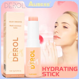 Derol 7g Moisturizing Balm Stick Anti-wrinkle Hydrating Dry Skin Multi Balm Cream ง่ายต่อการดูดซับไม่เหนียวเหนอะหนะเมคอัพสติ๊ก Balm Face Makeup TECH3