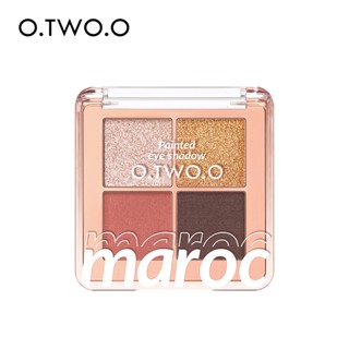 Hot Sale# O.TW O.O upgraded edition painted Moroccan four-color eye shadow Pearl matte earth color eye shadow product SC0408jj