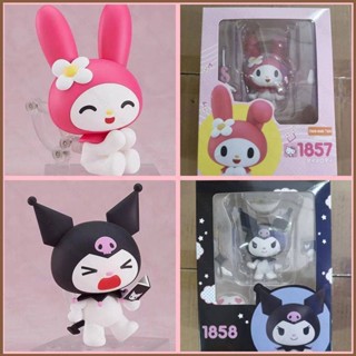 ใหม่ โมเดลฟิกเกอร์ Sanrio Kuromi Melody เวอร์ชั่น Q ของเล่นสําหรับเด็ก ตกแต่งบ้าน เก็บสะสม